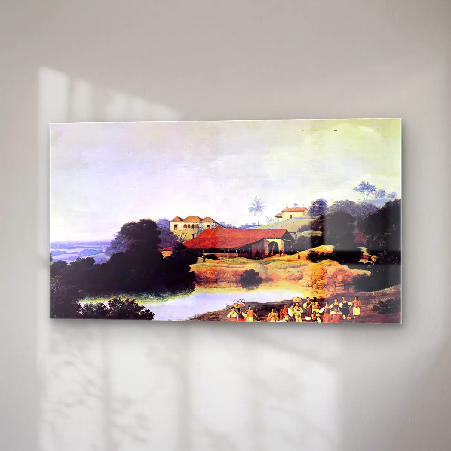 Frans Post – Hacienda cam tablo — sağ açıdan görünüm