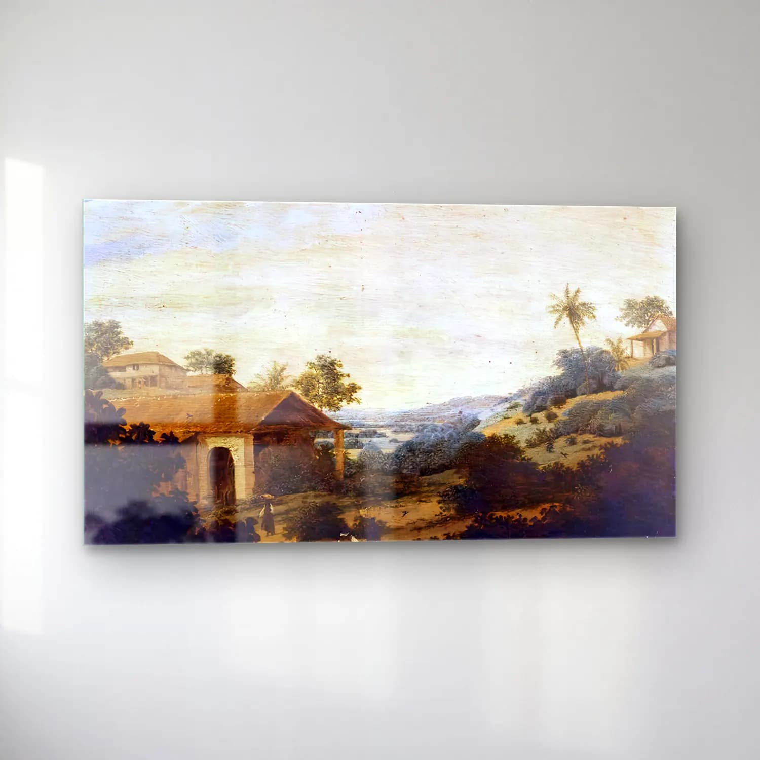 Frans Post – Landscape in Brazil cam tablo — sol açıdan görünüm