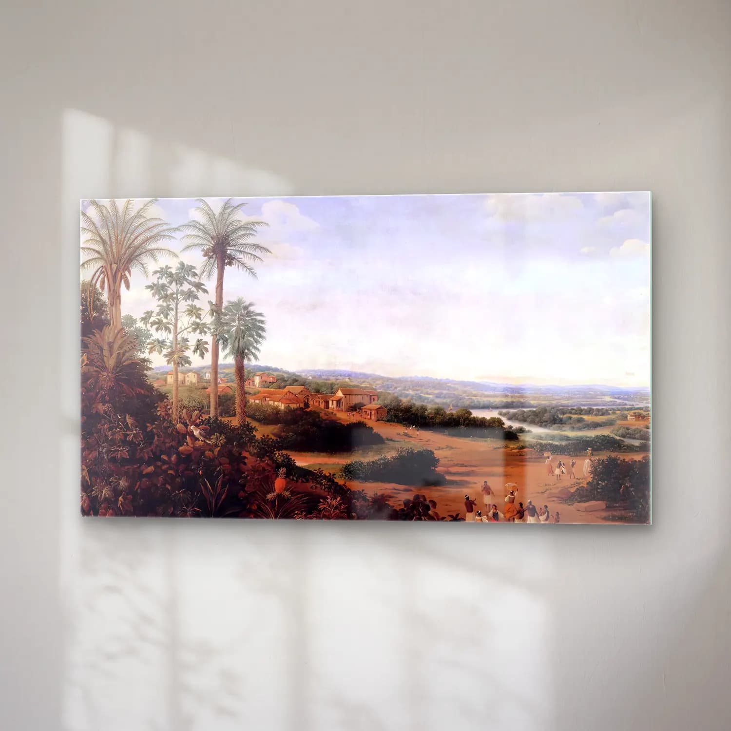 Frans Post – The Home of a Labrador in Brazil cam tablo — sağ açıdan görünüm