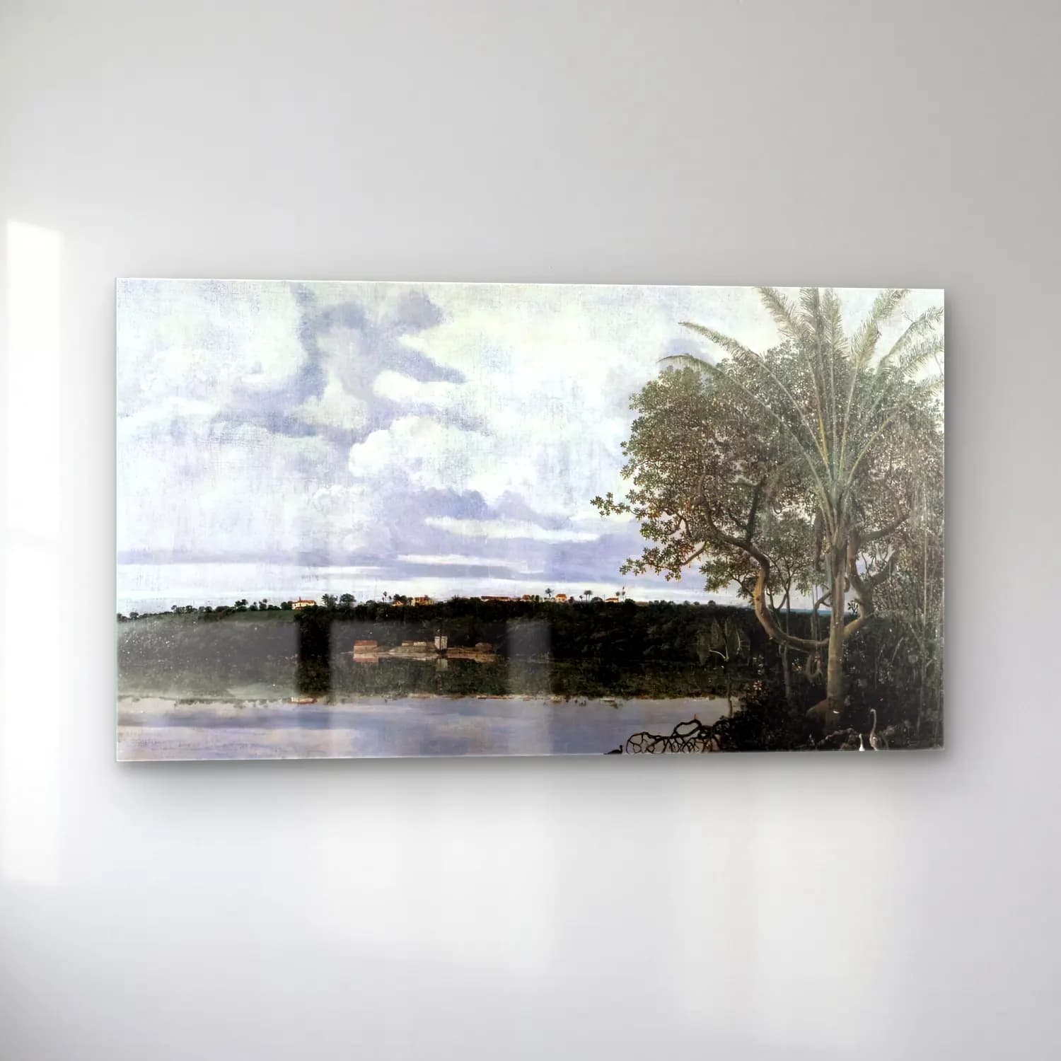 Frans Post – View of Frederiksstad in Paraiba, Brazil cam tablo — sol açıdan görünüm
