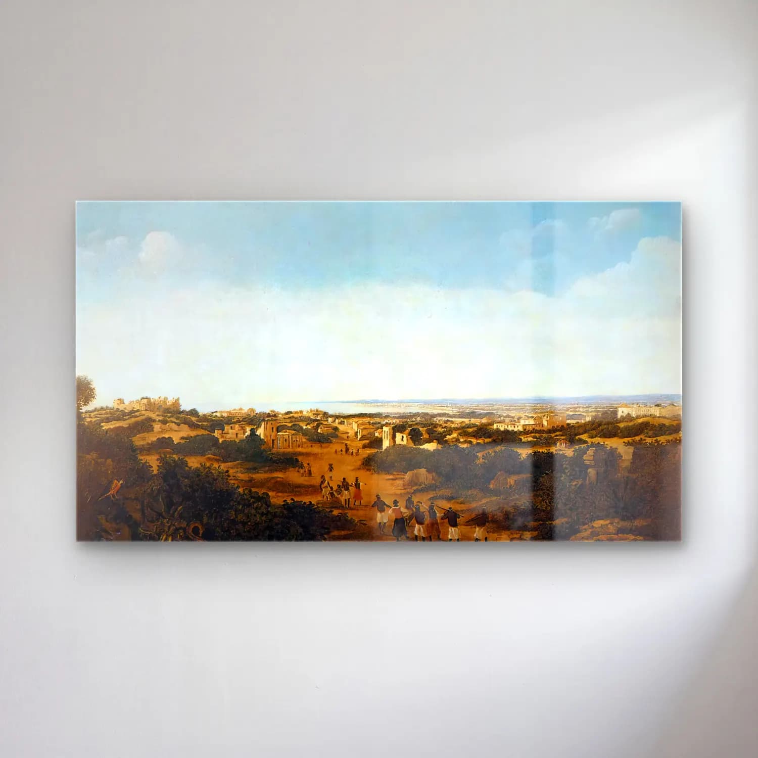Frans Post – View of the Ruins of Olinda, Brazil cam tablo — Frans Post – View of the Ruins of Olinda, Brazil — yağlı boya akdeniz sahil kasabası