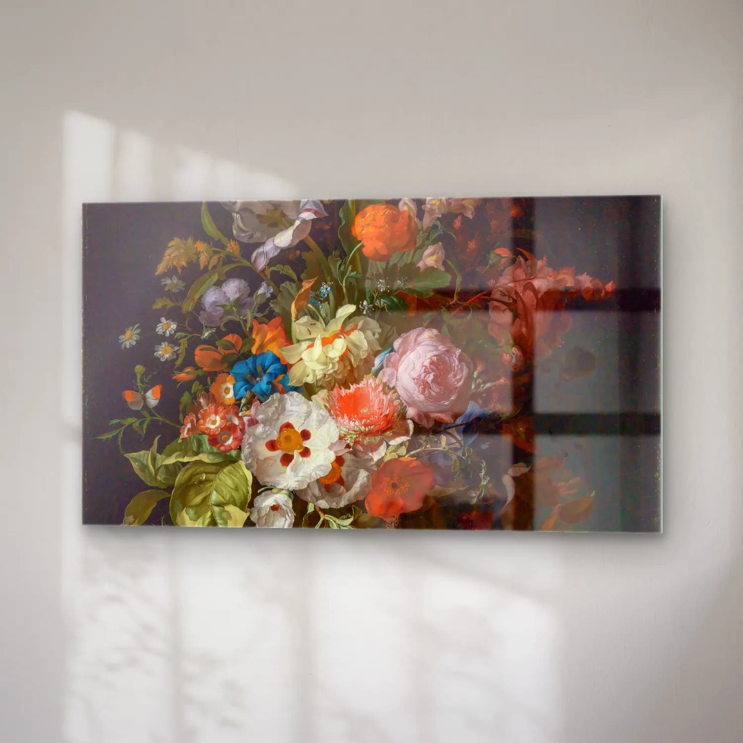Rachel Ruysch – Blumenstrauß cam tablo — sağ açıdan görünüm