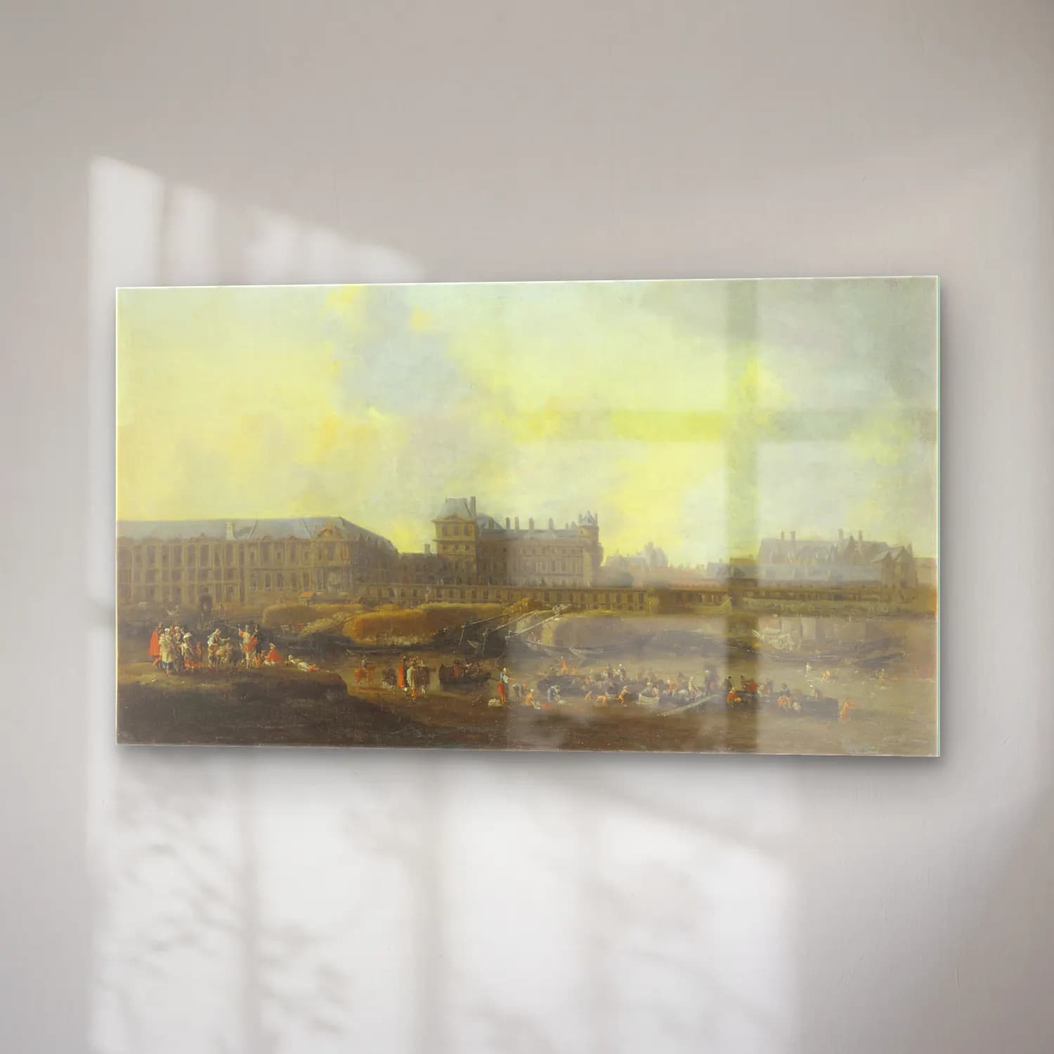 Reinier Nooms – Le Louvre et l’Hôtel de Bourbon, vus de la rive gauche cam tablo — sağ açıdan görünüm
