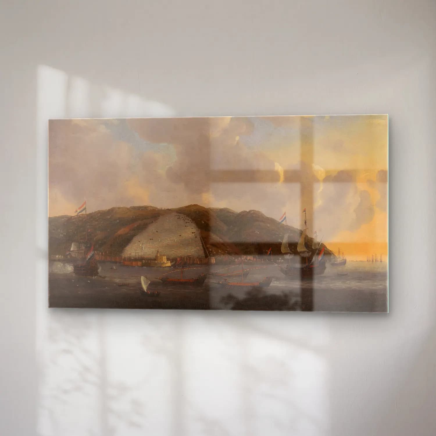 Reinier Nooms – View of Algiers cam tablo — sağ açıdan görünüm