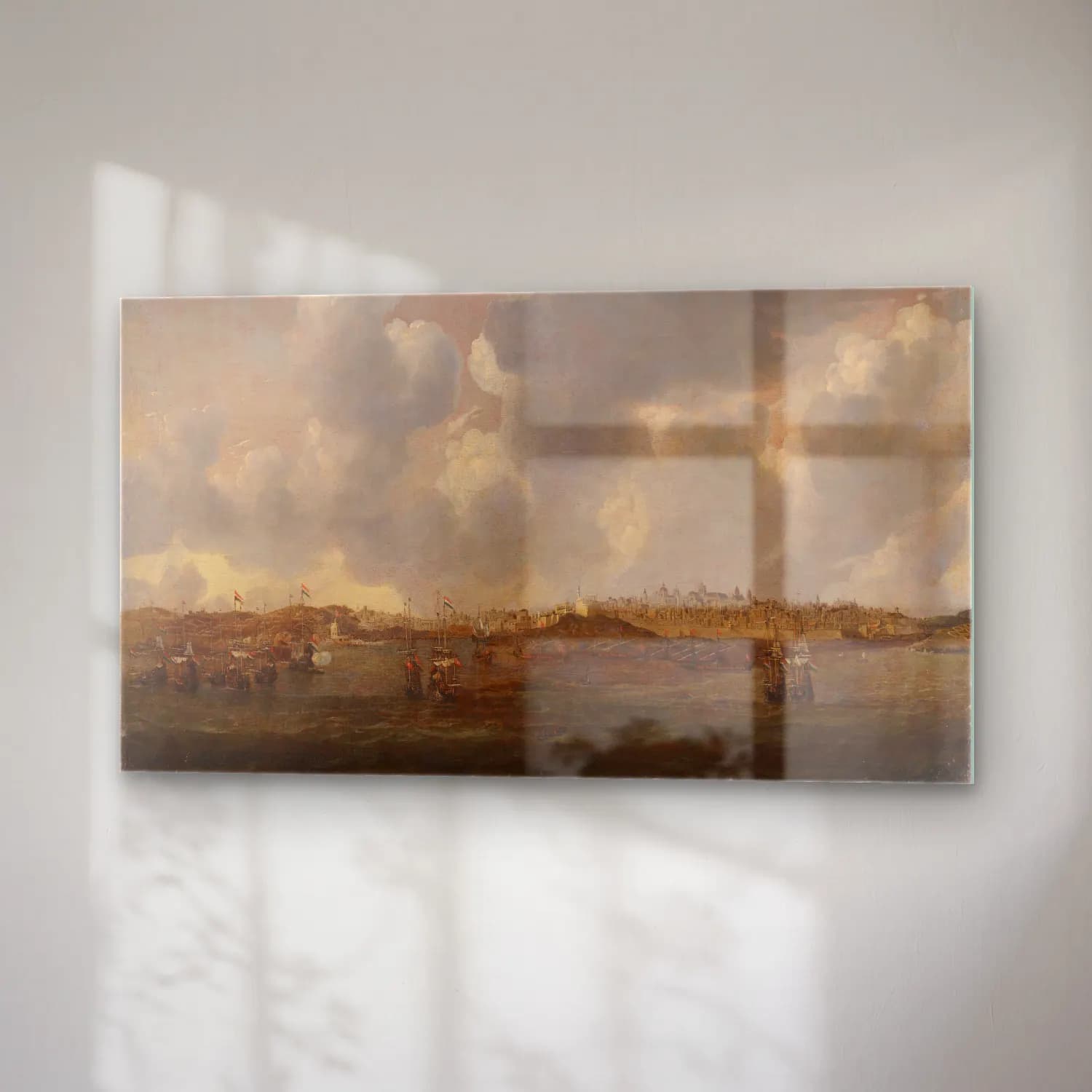 Reinier Nooms – View of Salee, Morocco cam tablo — sağ açıdan görünüm