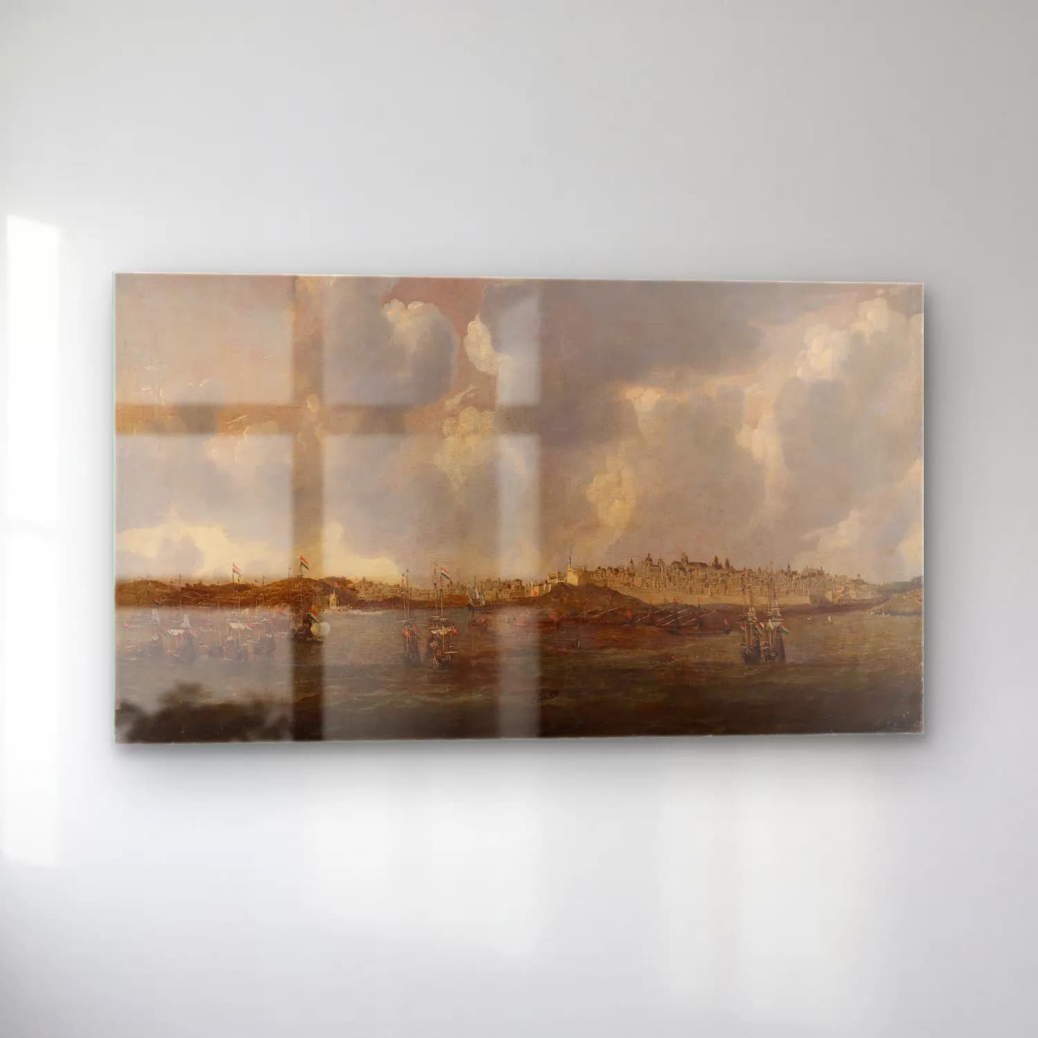 Reinier Nooms – View of Salee, Morocco cam tablo — sol açıdan görünüm