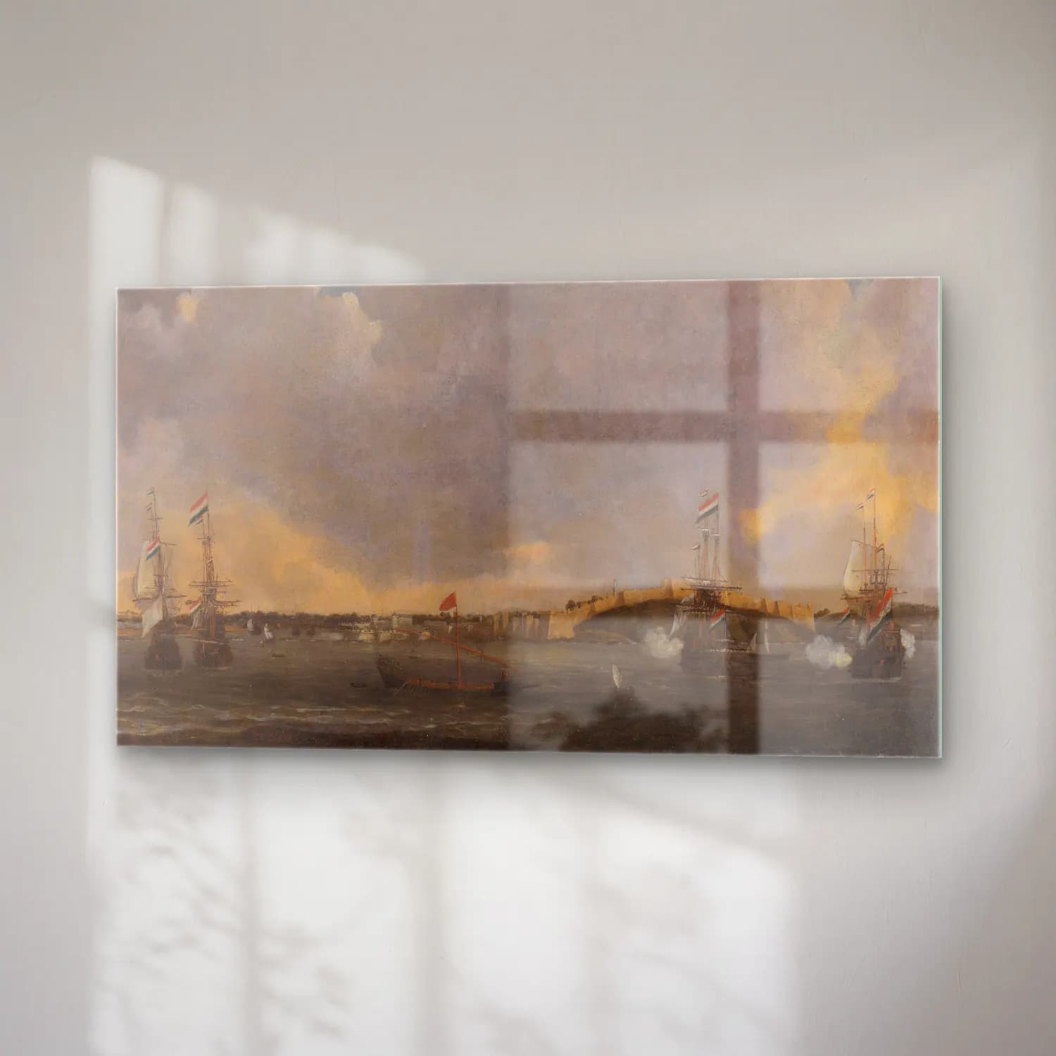 Reinier Nooms – View of Tripoli cam tablo — sağ açıdan görünüm