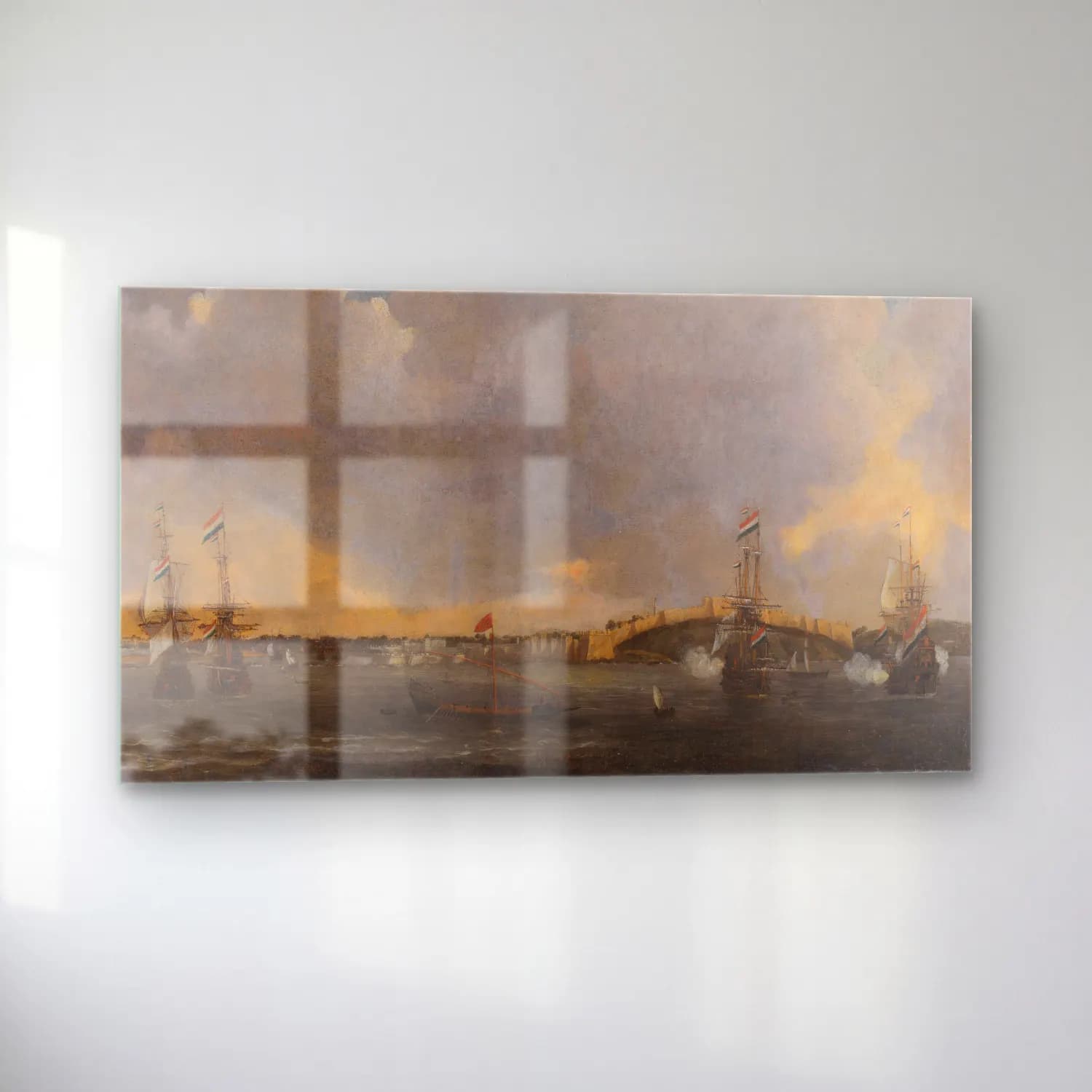 Reinier Nooms – View of Tripoli cam tablo — sol açıdan görünüm