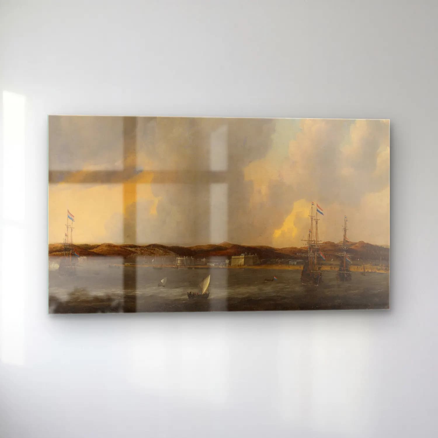 Reinier Nooms – View of Tunis cam tablo — sol açıdan görünüm