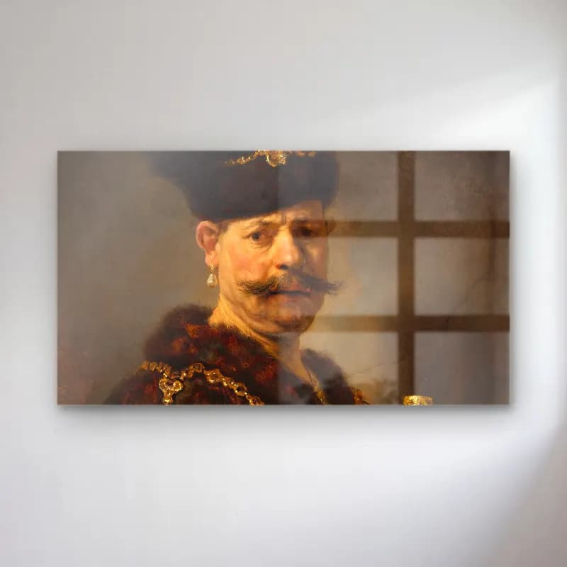 Rembrandt van Rijn – A Girl with a Broom cam tablo — Rembrandt van Rijn – A Girl with a Broom — yağlı boya erkek portresi