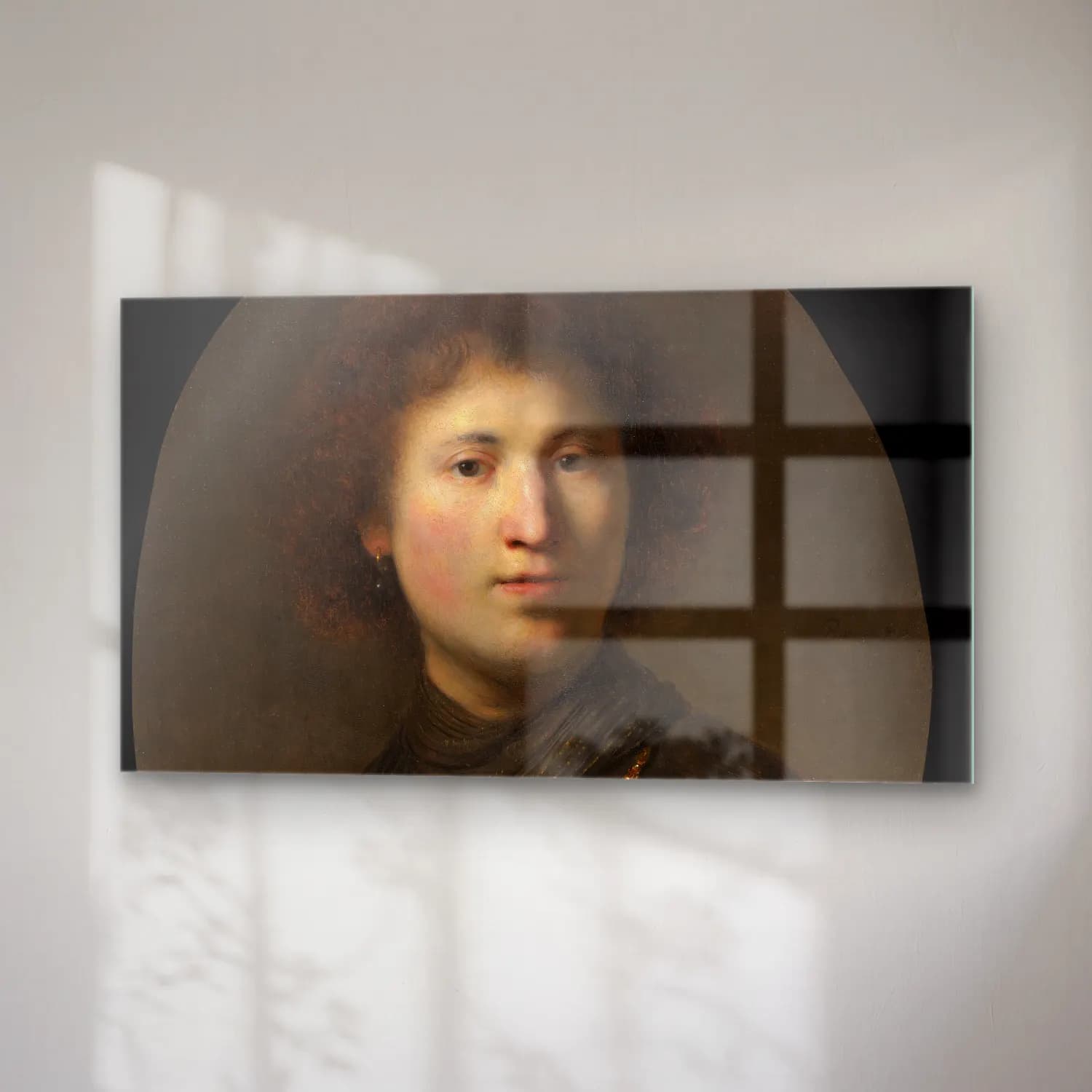 Rembrandt van Rijn – A Young Man with a Chain cam tablo — sağ açıdan görünüm