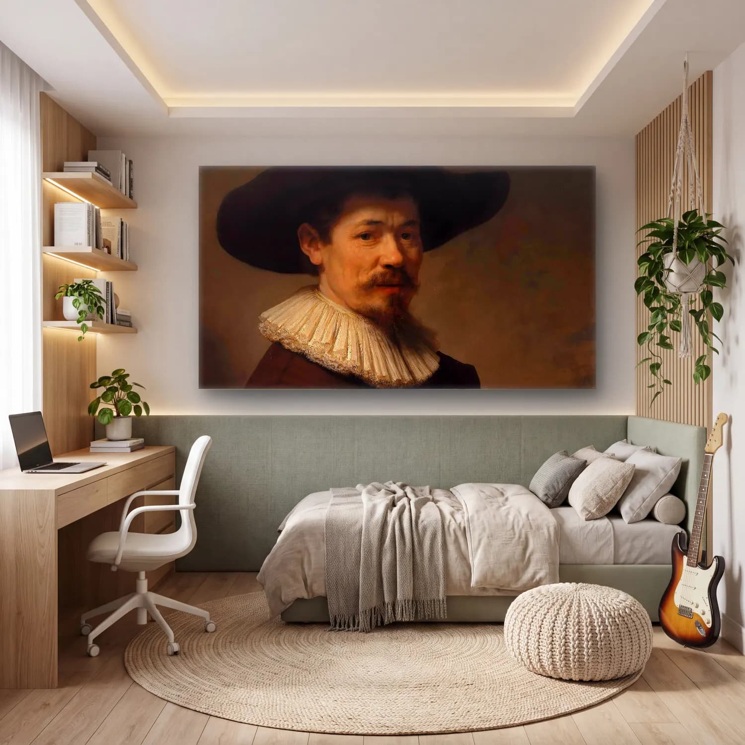Rembrandt van Rijn – Herman Doomer cam tablo — genç odasında