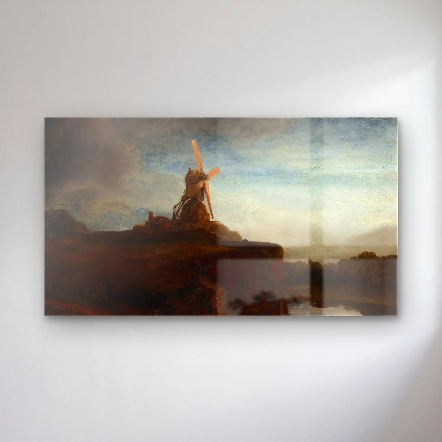 Rembrandt van Rijn – Lucretia cam tablo — Rembrandt van Rijn – Lucretia — yağlı boya şato