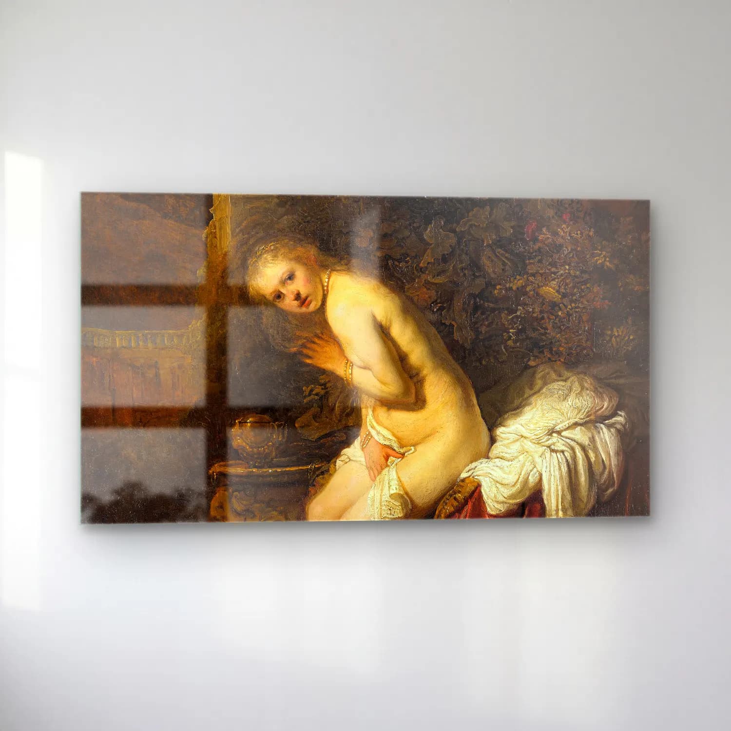 Rembrandt van Rijn – Susanna cam tablo — sol açıdan görünüm