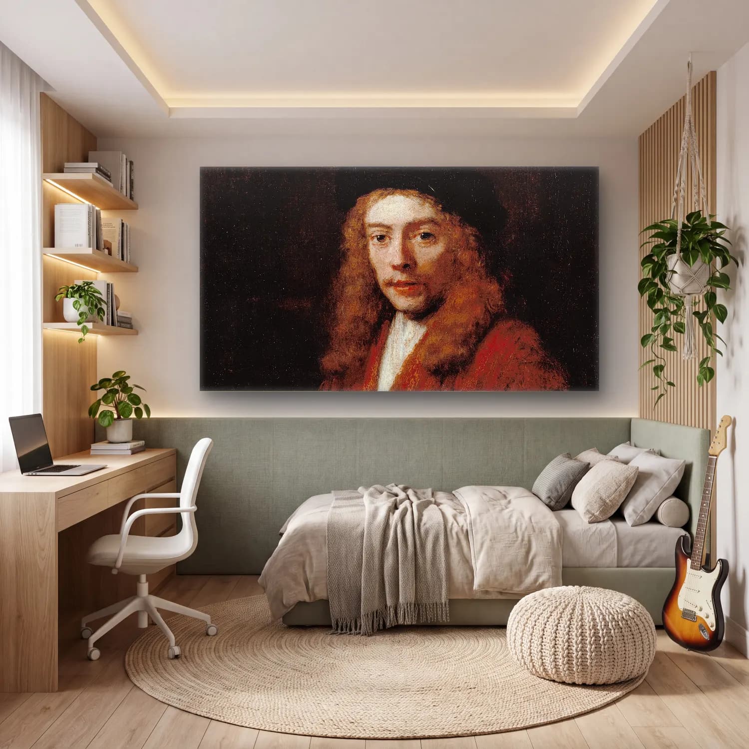 Rembrandt van Rijn – The Blinding of Samson cam tablo — genç odasında