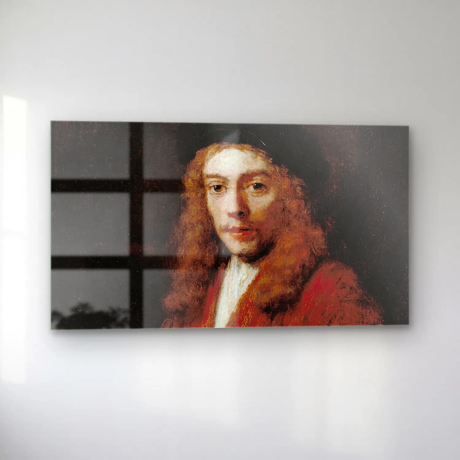 Rembrandt van Rijn – The Blinding of Samson cam tablo — sol açıdan görünüm
