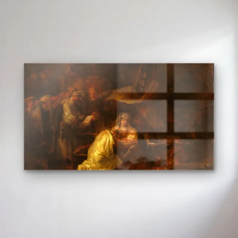 Rembrandt van Rijn – The Circumcision cam tablo — Rembrandt van Rijn – The Circumcision — yağlı boya dini sahne