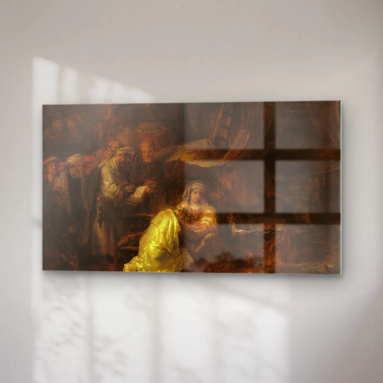 Rembrandt van Rijn – The Circumcision cam tablo — sağ açıdan görünüm