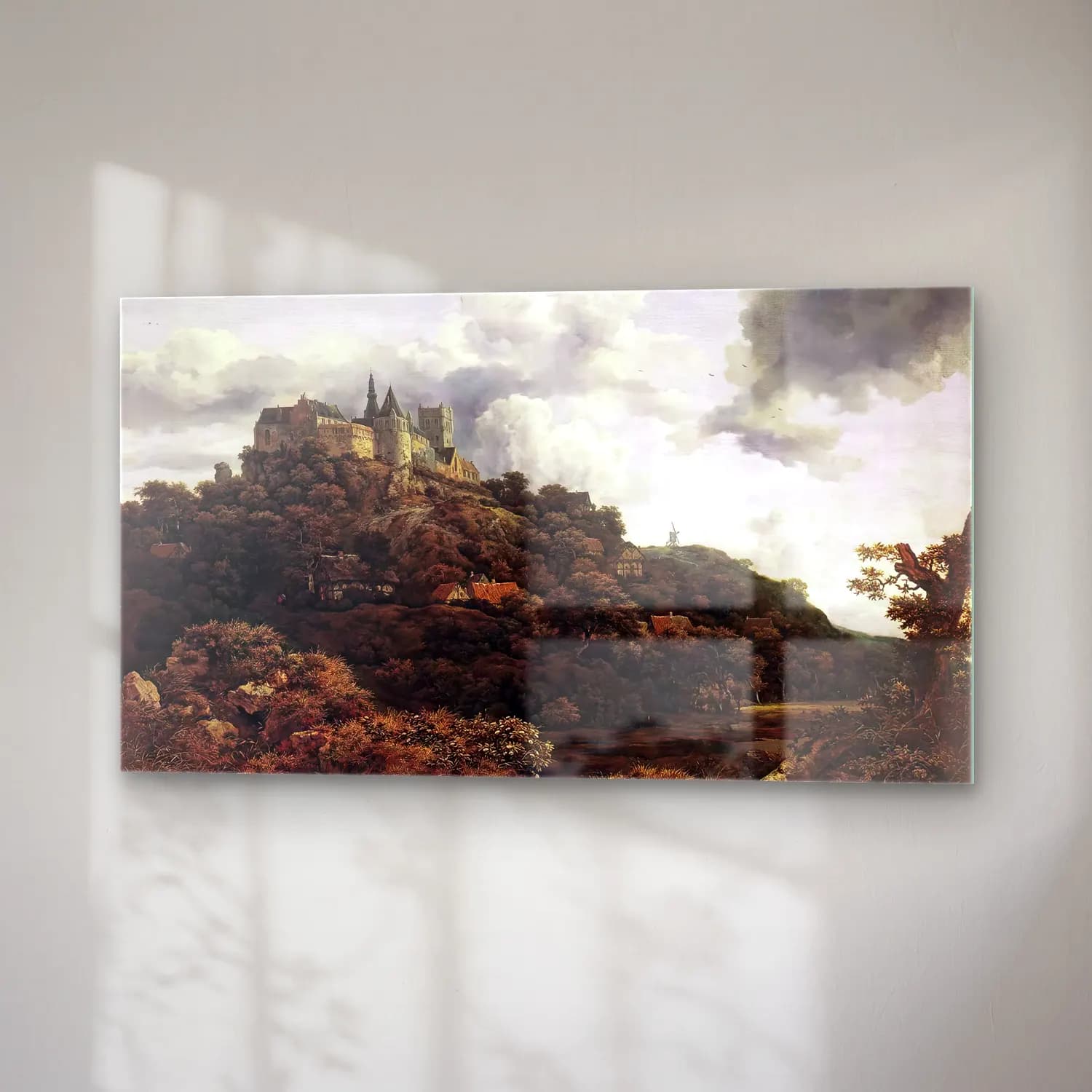 Jacob Isaackszon van Ruisdael – Bentheim Castle cam tablo — sağ açıdan görünüm