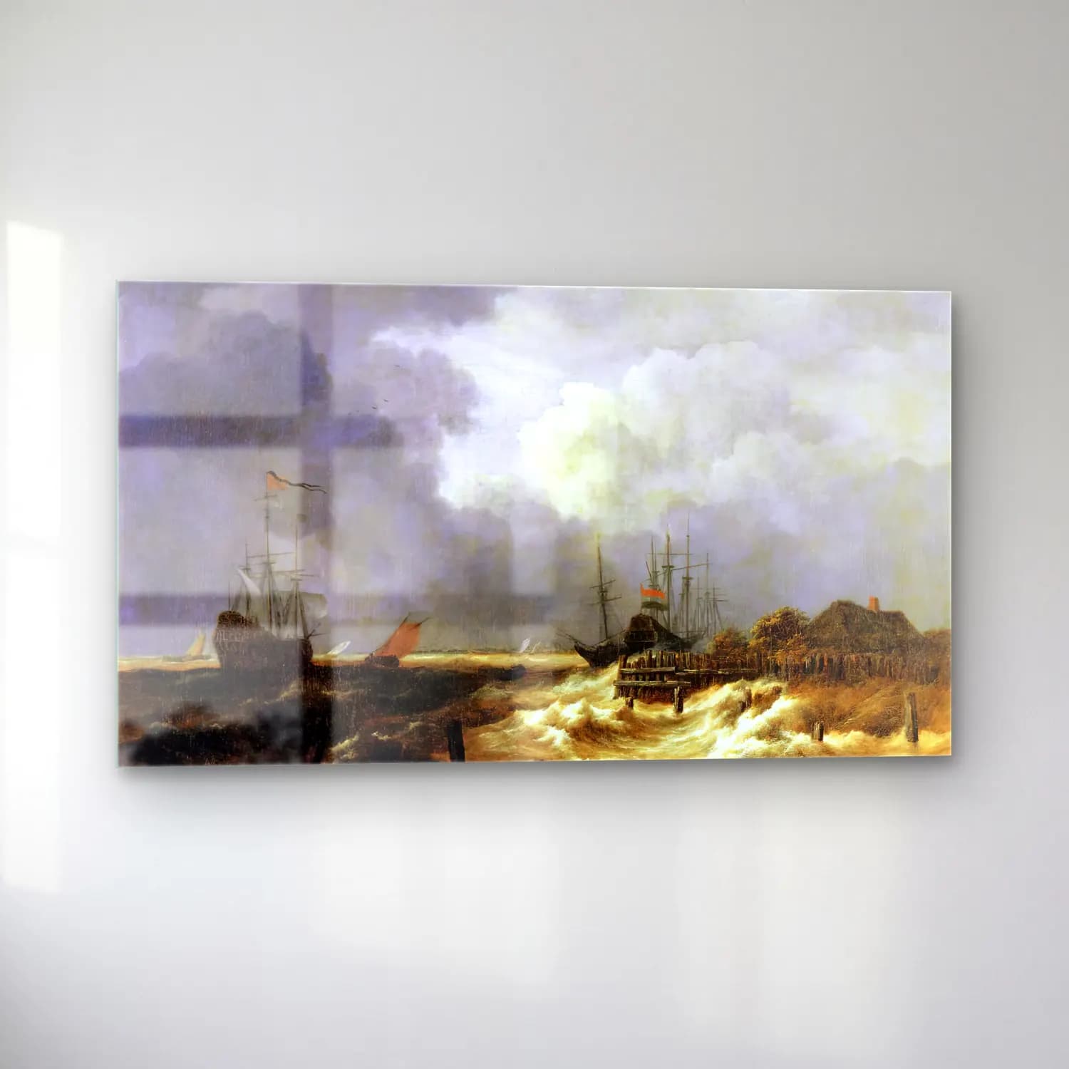 Jacob Isaackszon van Ruisdael – The Breakwater cam tablo — sol açıdan görünüm