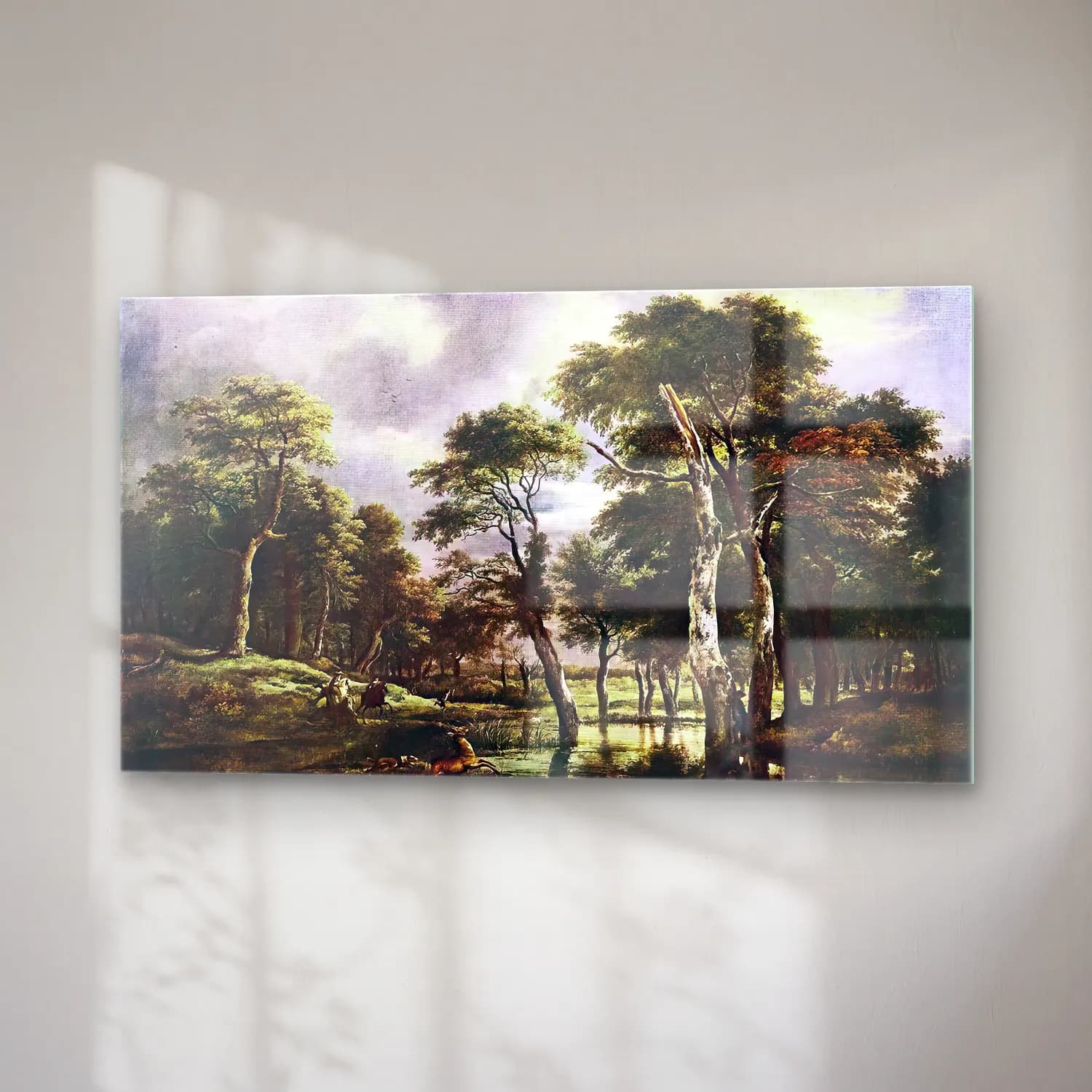 Jacob Isaackszon van Ruisdael – The Hunt cam tablo — sağ açıdan görünüm