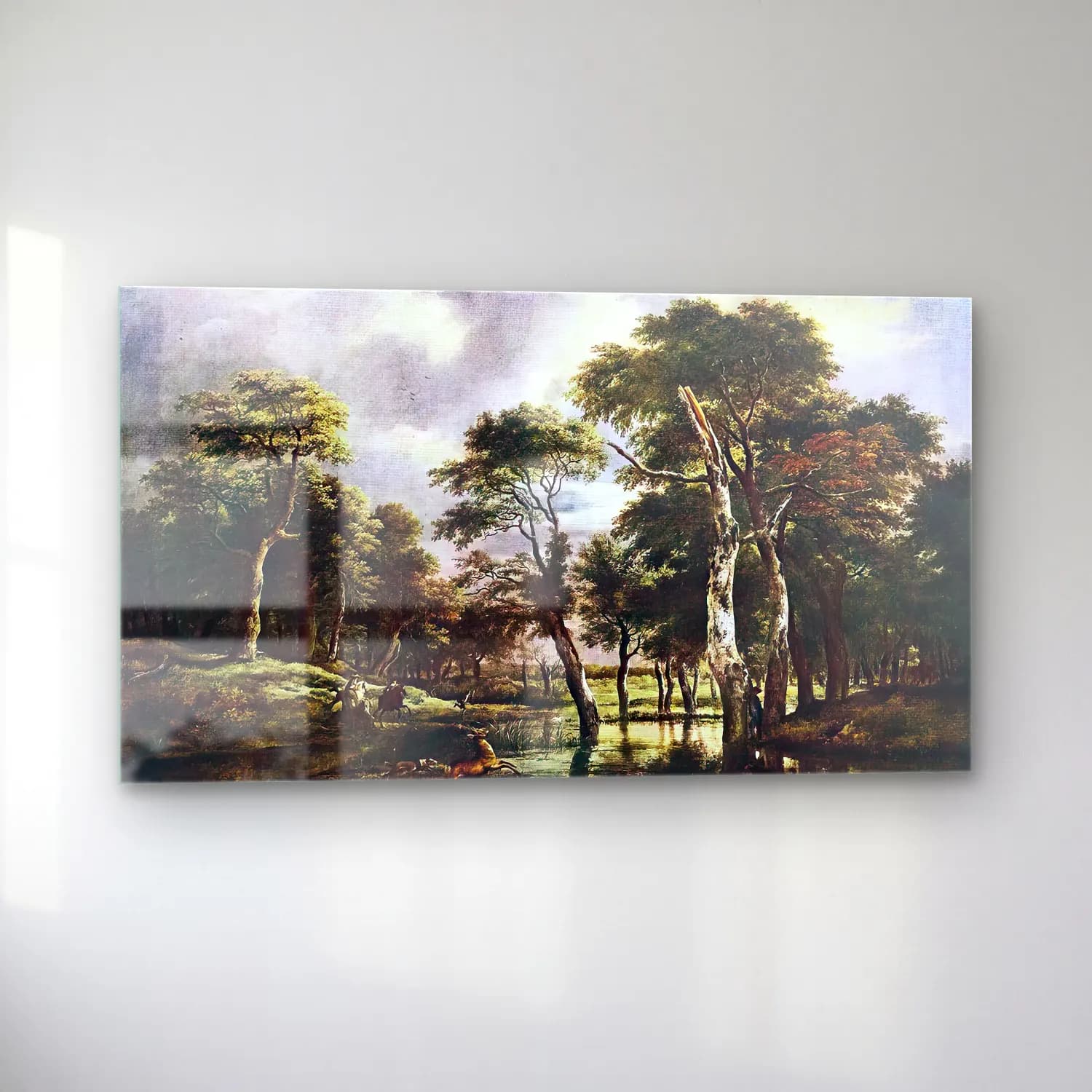 Jacob Isaackszon van Ruisdael – The Hunt cam tablo — sol açıdan görünüm