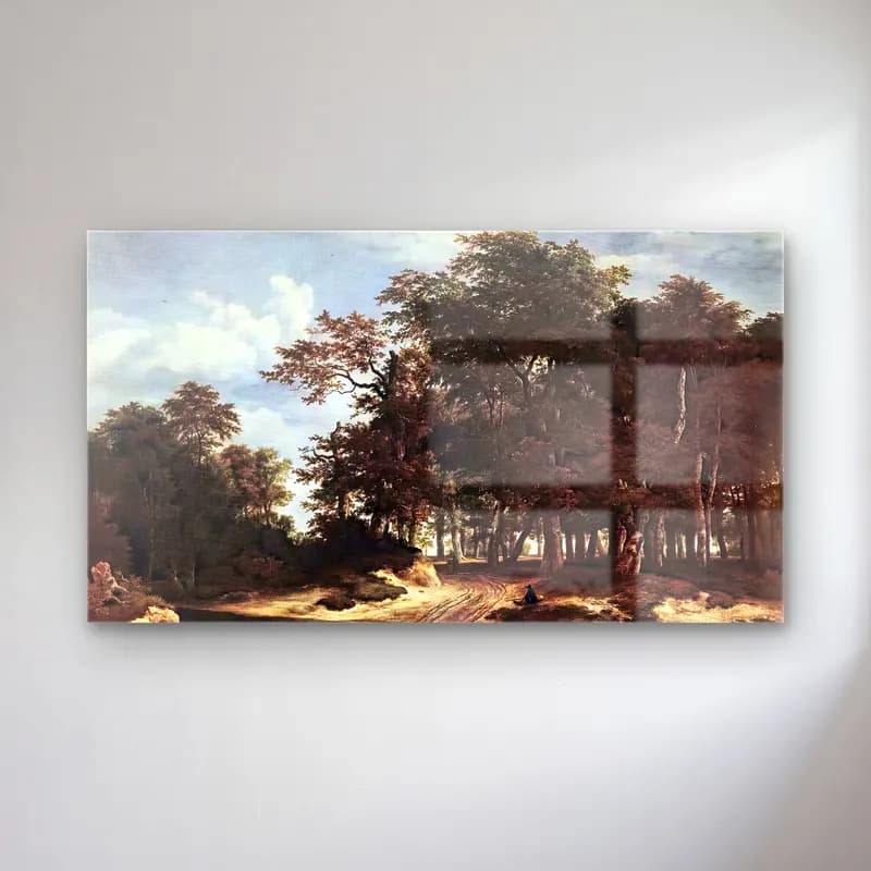Jacob Isaackszon van Ruisdael – The Large Forest cam tablo — Jacob Isaackszon van Ruisdael – The Large Forest — yağlı boya orman