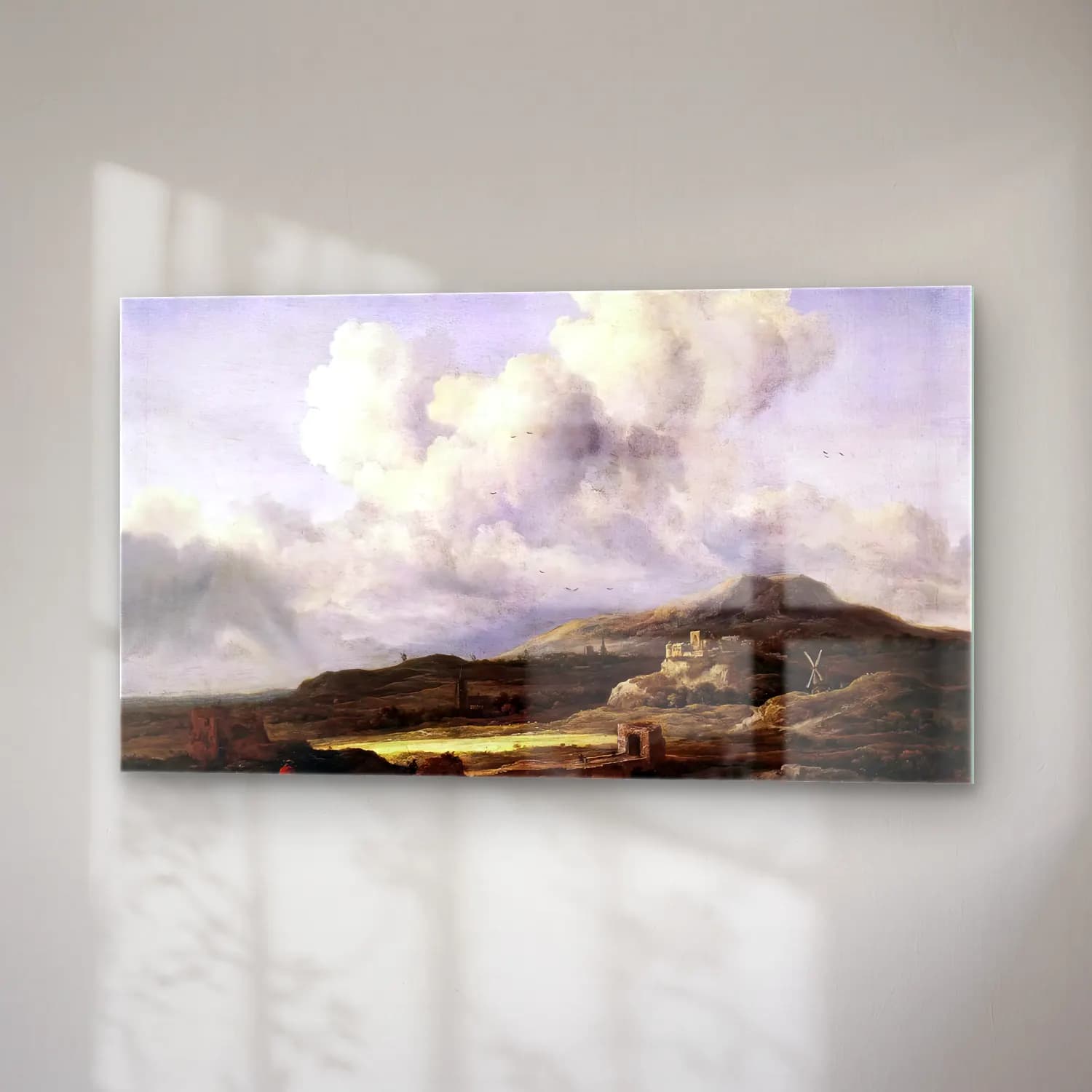 Jacob Isaackszon van Ruisdael – The Ray of Sunlight cam tablo — sağ açıdan görünüm