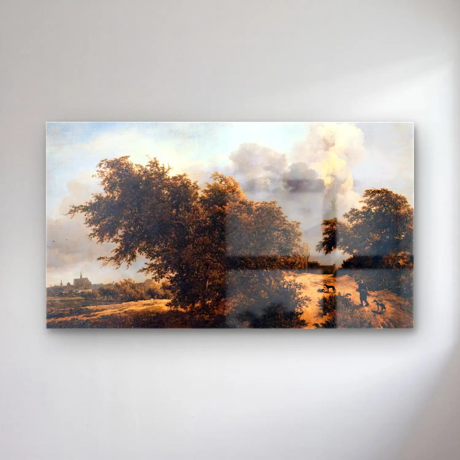Jacob Isaackszon van Ruisdael – The Thicket (Path in the Haarlem Dunes) cam tablo — Jacob Isaackszon van Ruisdael – The Thicket (Path in the Haarlem Dunes) — yağlı boya orman