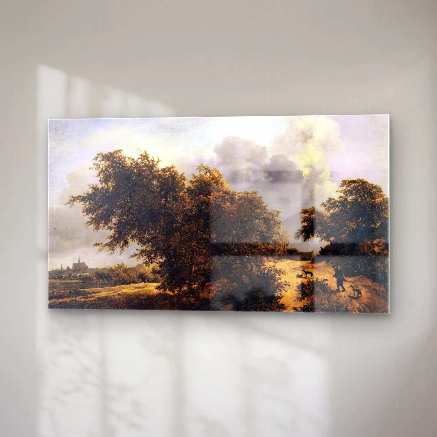 Jacob Isaackszon van Ruisdael – The Thicket (Path in the Haarlem Dunes) cam tablo — sağ açıdan görünüm