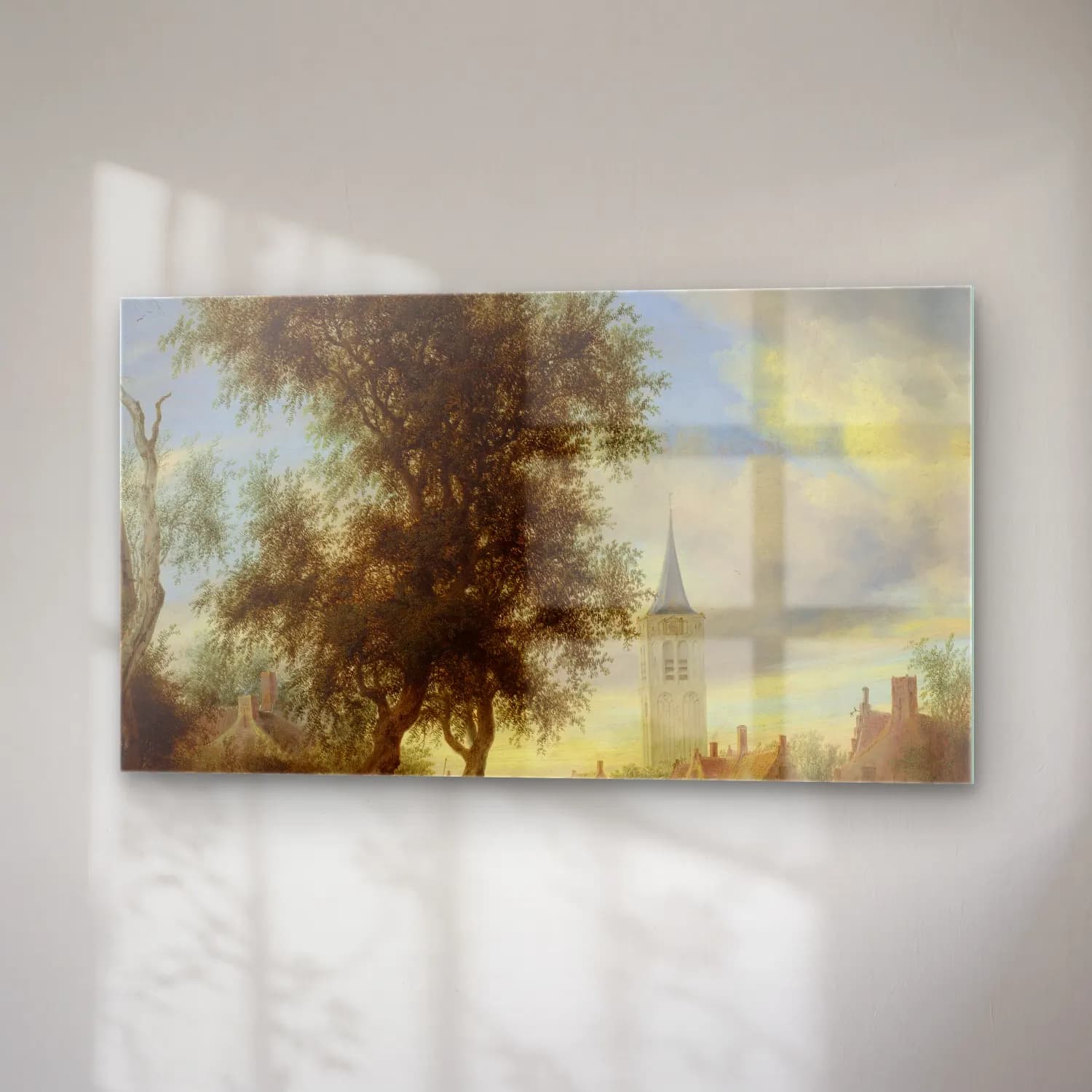Salomon van Ruysdael – A view of Beverwijk cam tablo — sağ açıdan görünüm