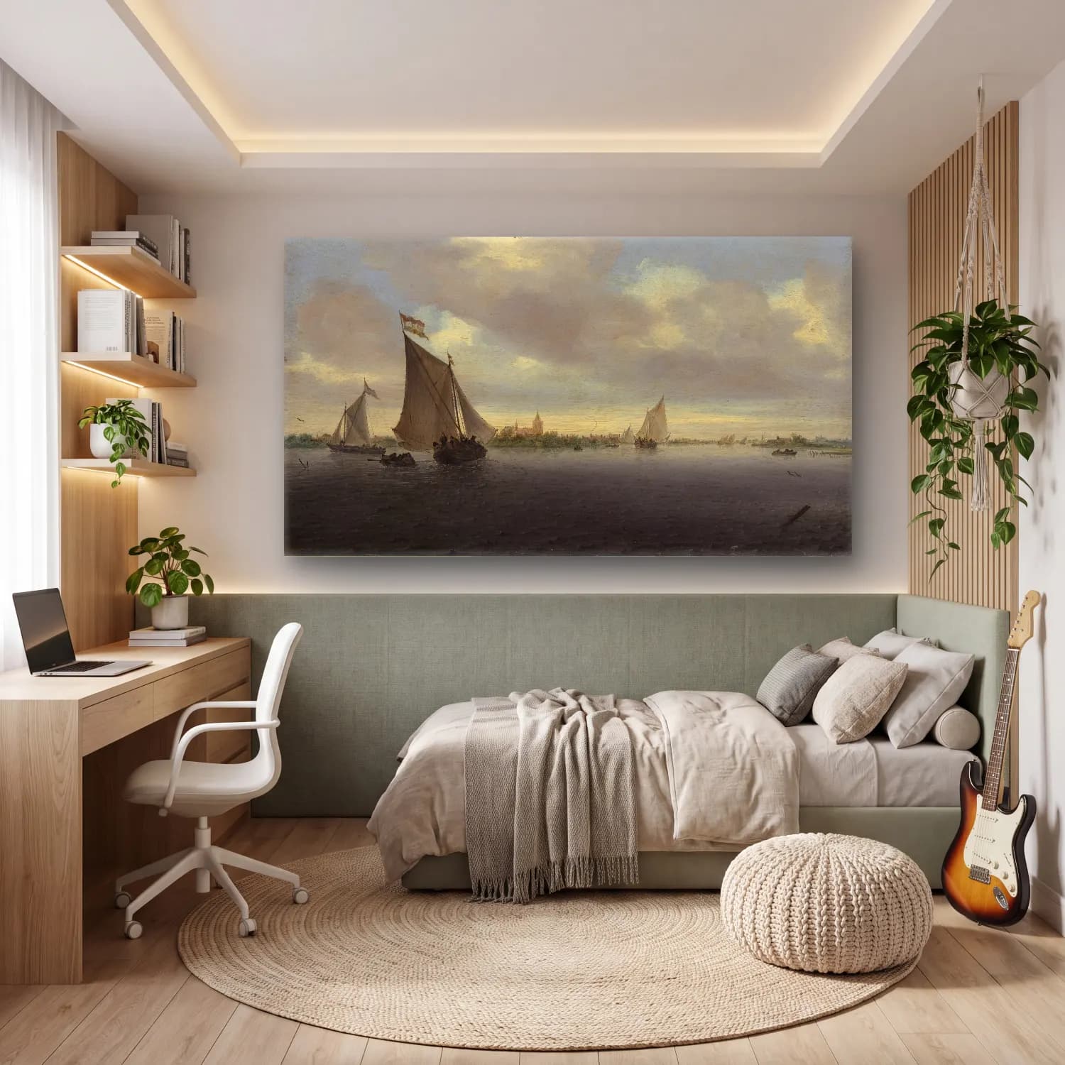Salomon van Ruysdael – Marine cam tablo — genç odasında