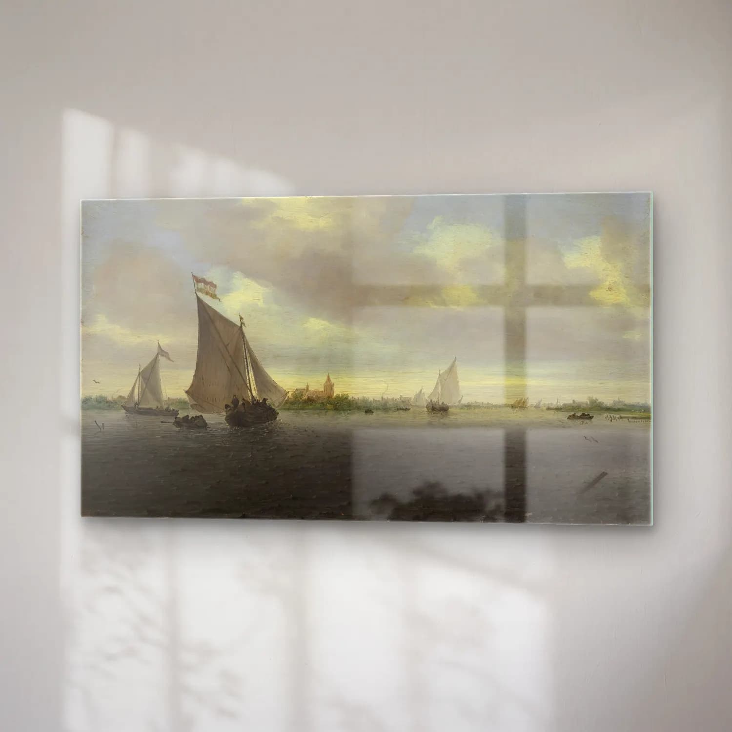 Salomon van Ruysdael – Marine cam tablo — sağ açıdan görünüm