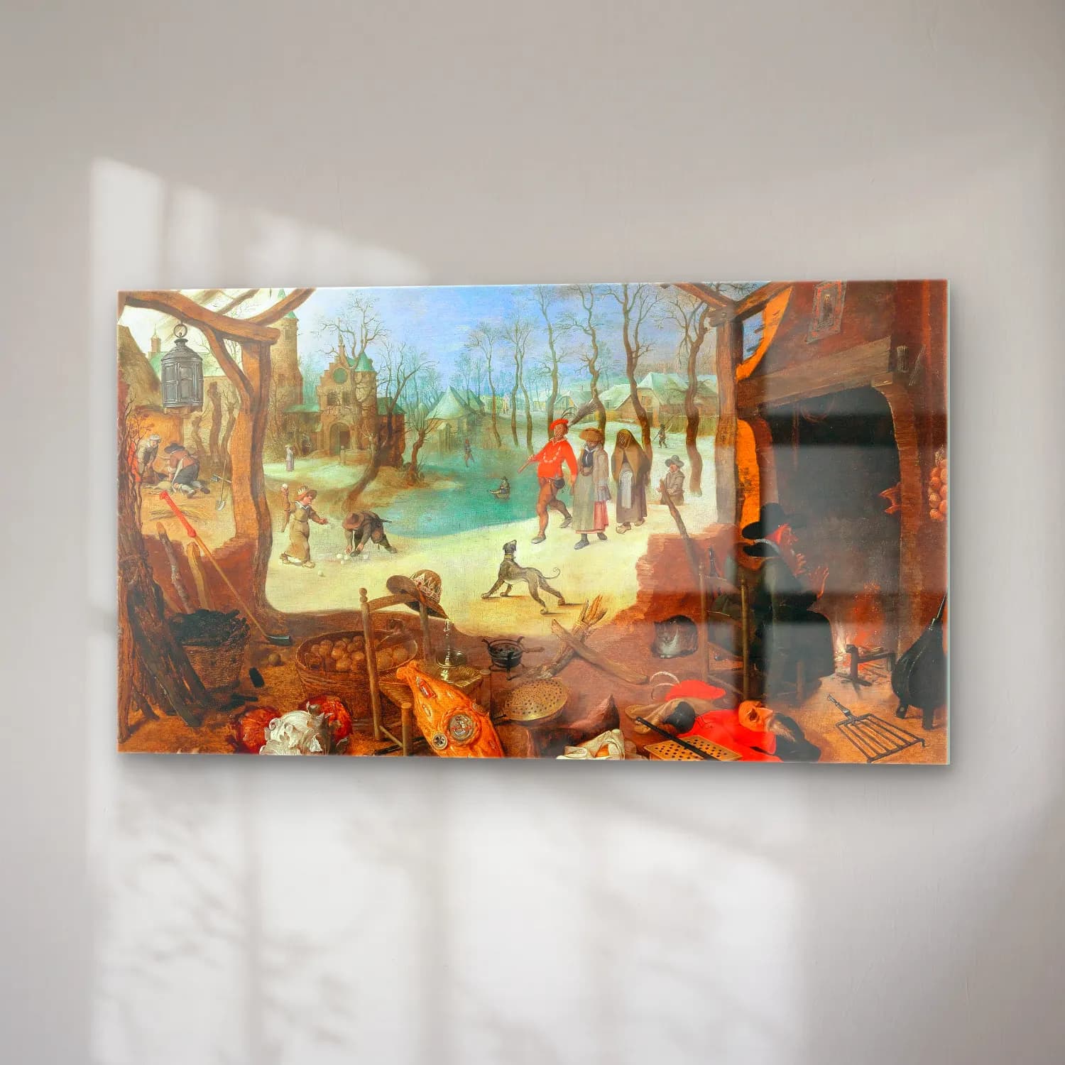 Sebastian Vrancx – An Allegory of Winter cam tablo — sağ açıdan görünüm