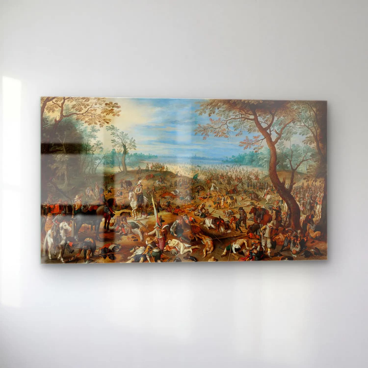 Sebastian Vrancx – The Aftermath Of A Battle cam tablo — sol açıdan görünüm