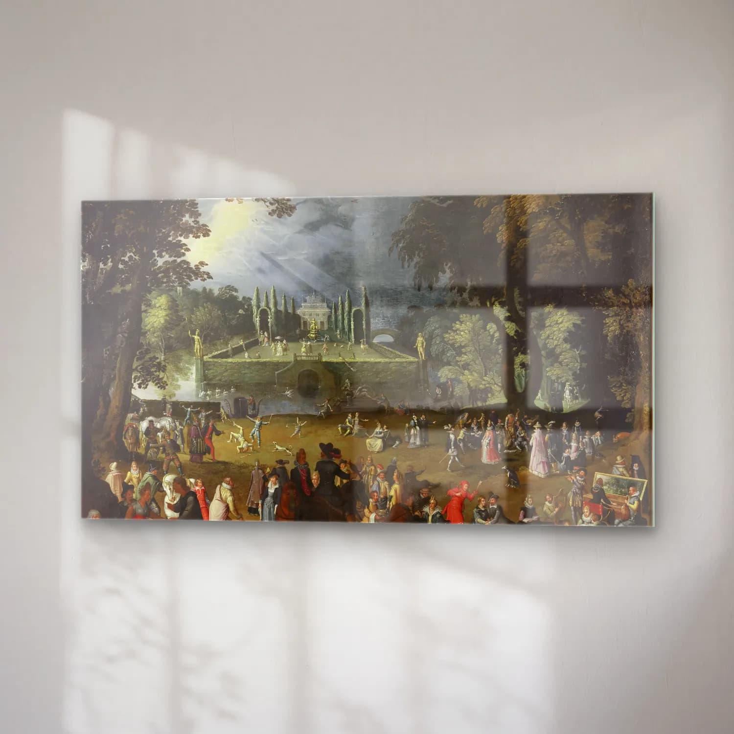 Sebastian Vrancx – The Fête (ca. 1605) cam tablo — sağ açıdan görünüm