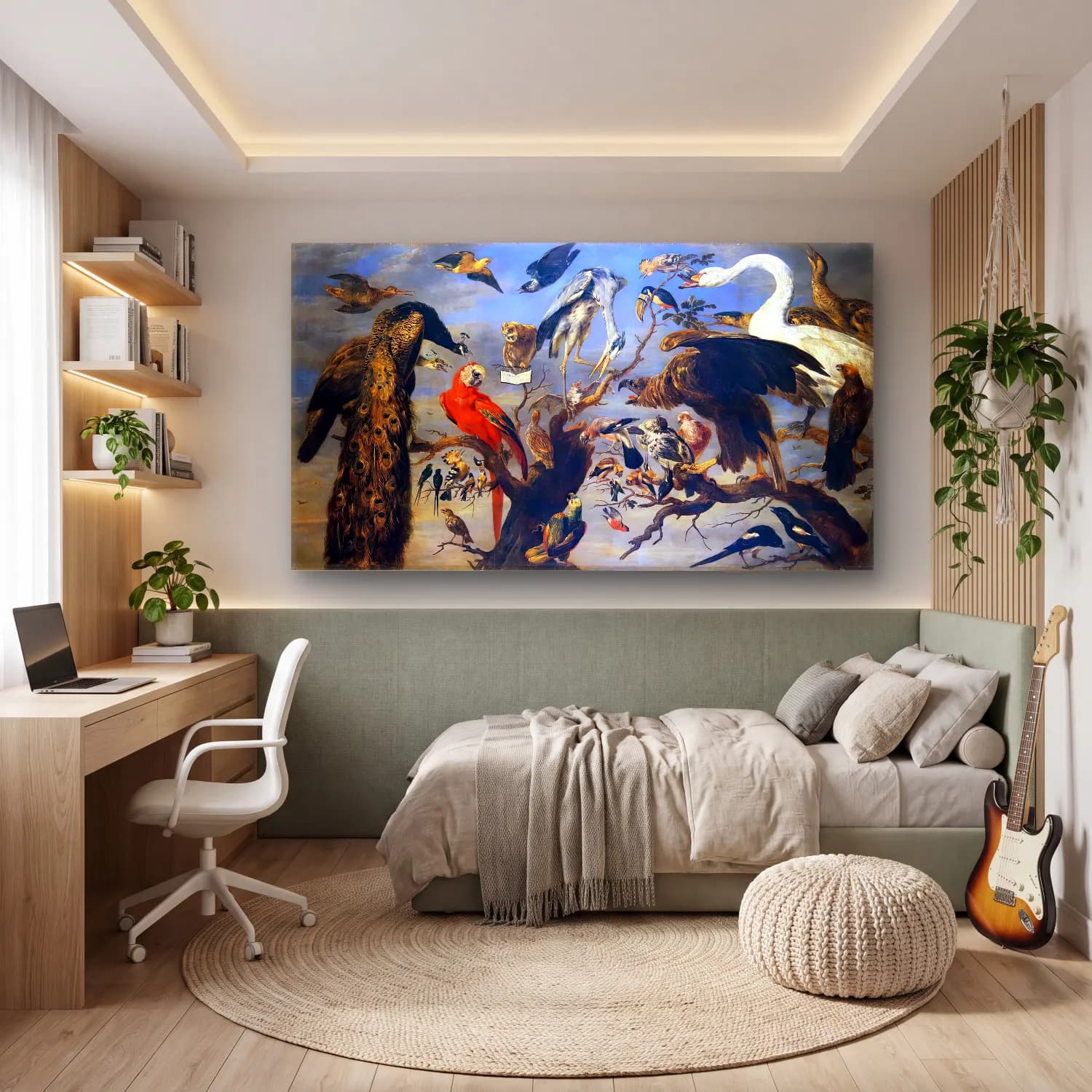 Frans Snyders – Concert of Birds cam tablo — genç odasında