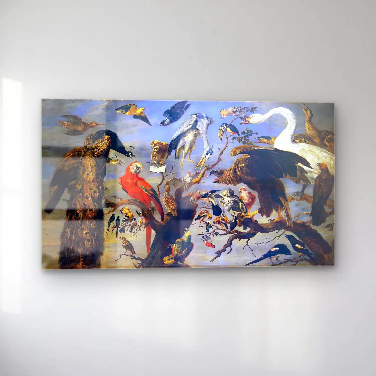 Frans Snyders – Concert of Birds cam tablo — sol açıdan görünüm