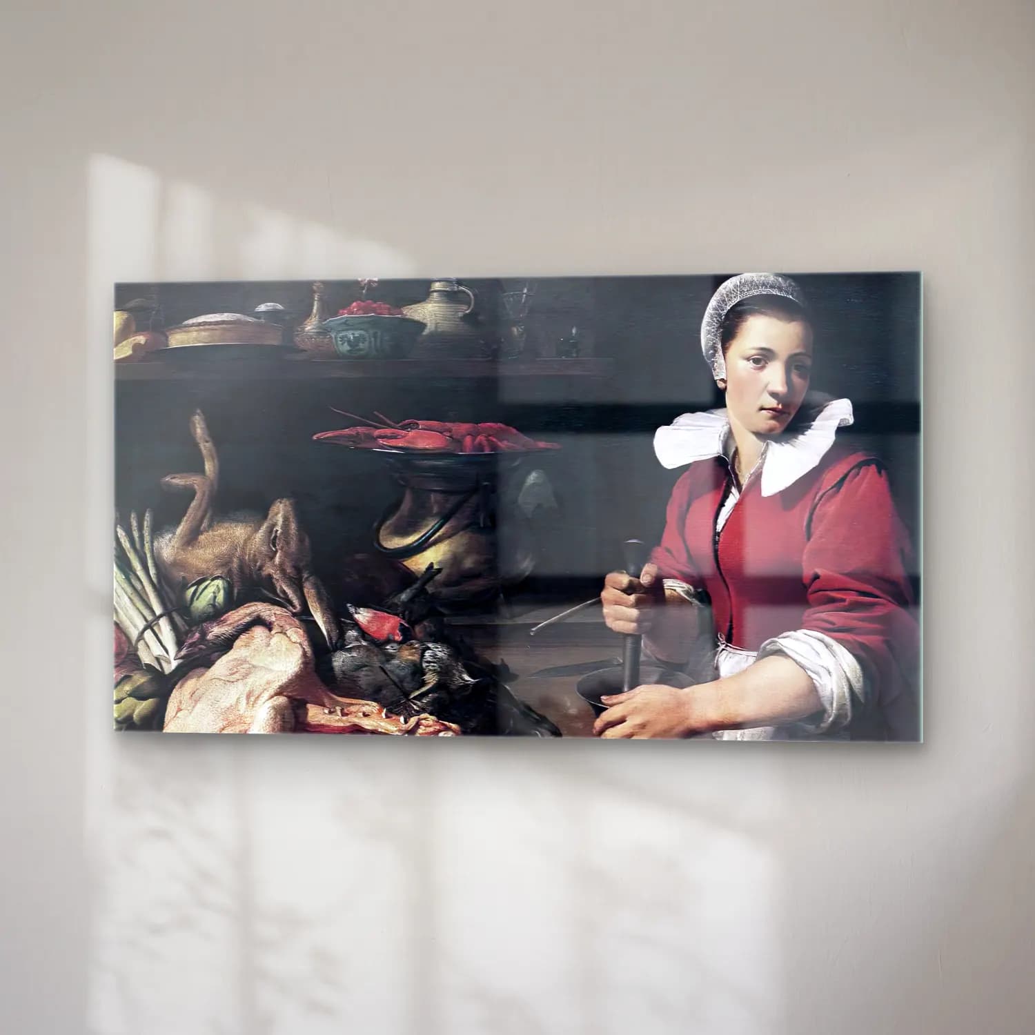 Frans Snyders – Cook with Food cam tablo — sağ açıdan görünüm