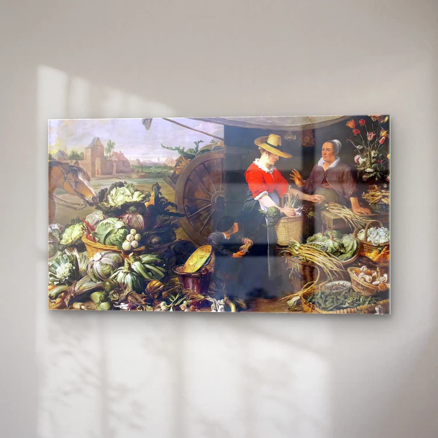 Frans Snyders – Fruit Stall cam tablo — sağ açıdan görünüm