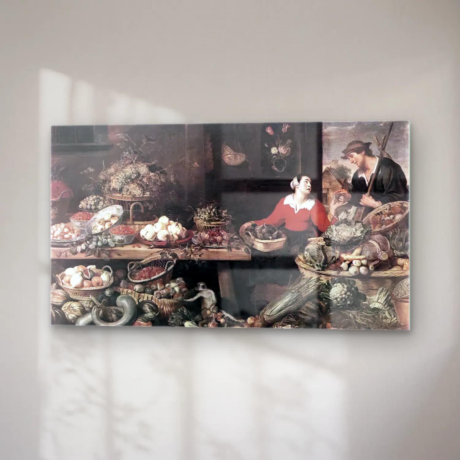 Frans Snyders – Fruit and Vegetable Stall cam tablo — sağ açıdan görünüm
