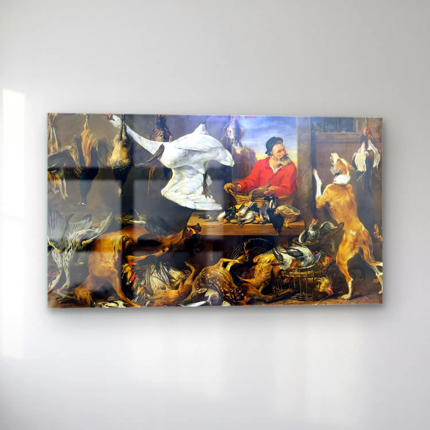 Frans Snyders – Game Stall cam tablo — sol açıdan görünüm