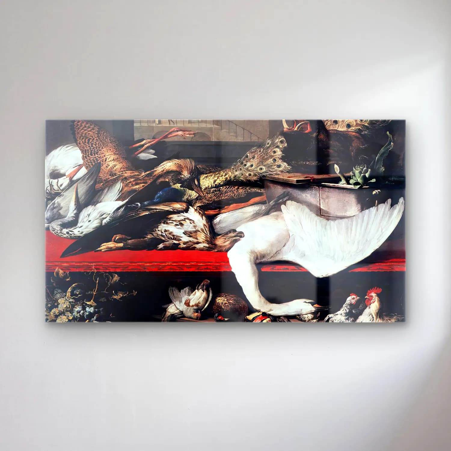 Frans Snyders – Still-Life with Fowl and Game cam tablo — Frans Snyders – Still-Life with Fowl and Game — maksimalist ördekler