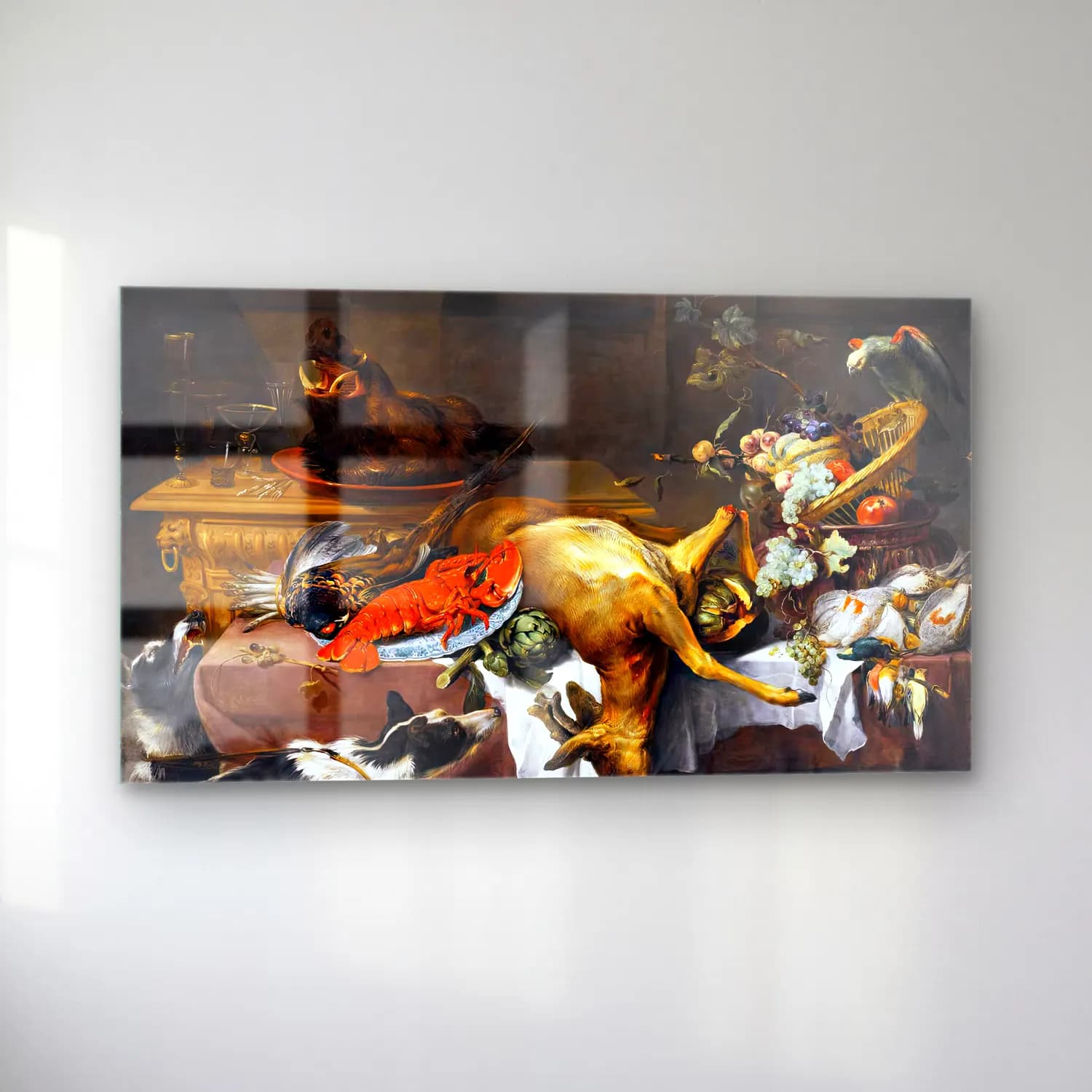Frans Snyders – Still-Life with Game cam tablo — sol açıdan görünüm