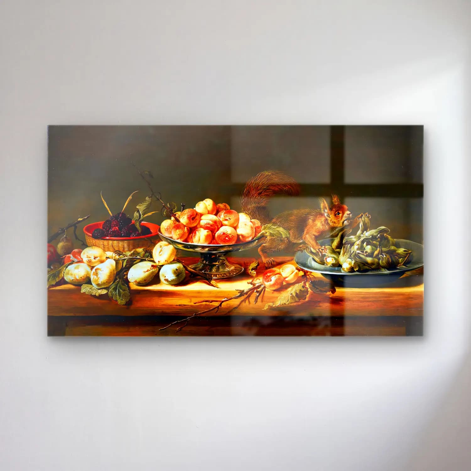Frans Snyders – Still-Life cam tablo — Frans Snyders – Still-Life — yağlı boya meyveli natürmort