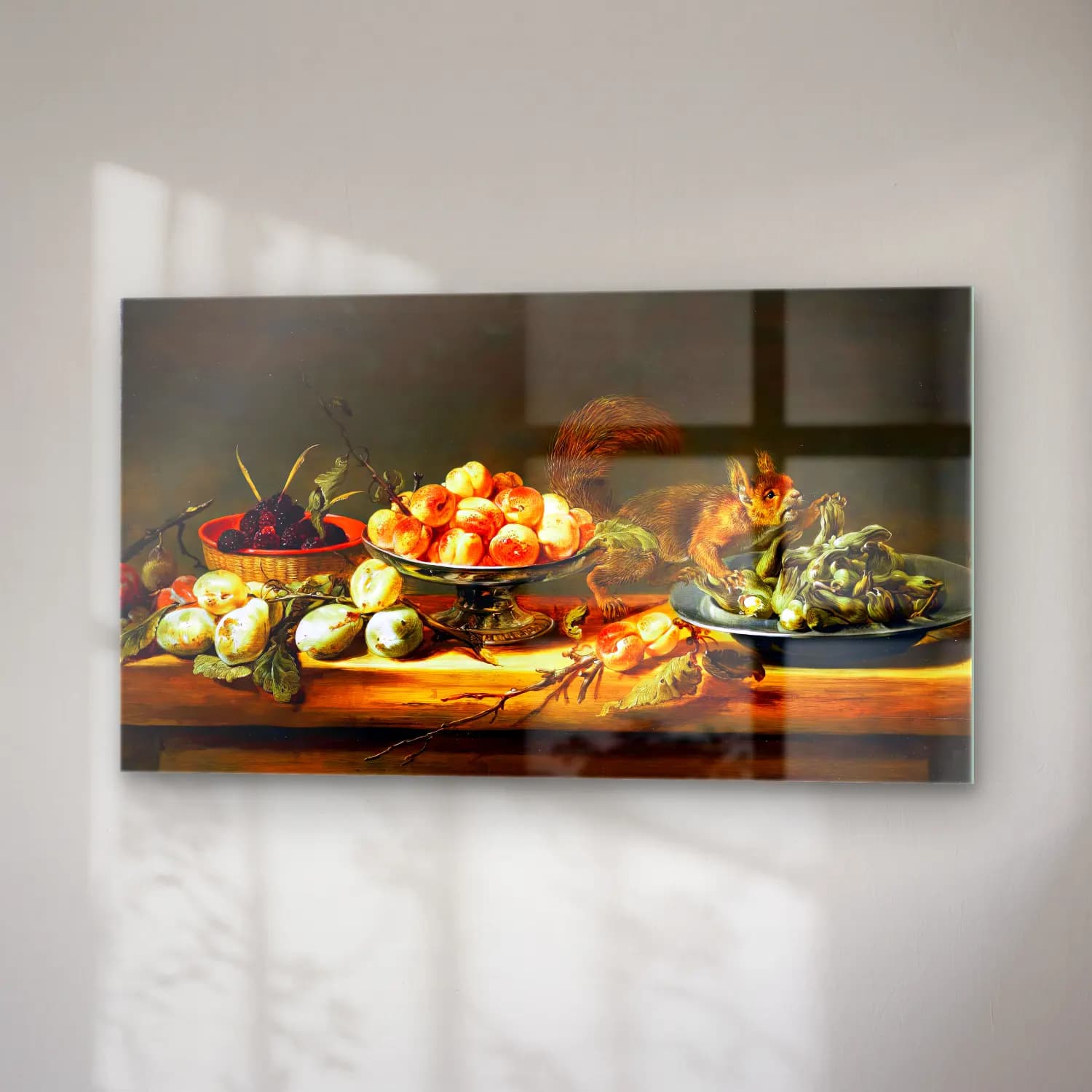 Frans Snyders – Still-Life cam tablo — sağ açıdan görünüm