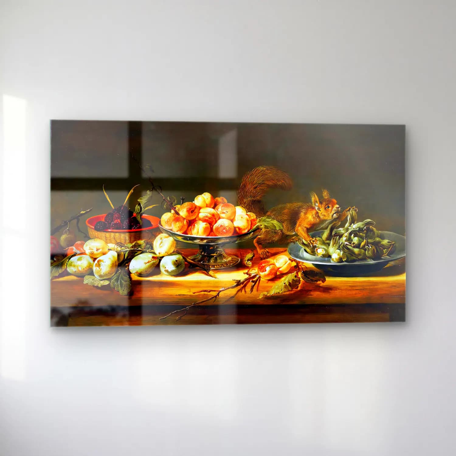 Frans Snyders – Still-Life cam tablo — sol açıdan görünüm