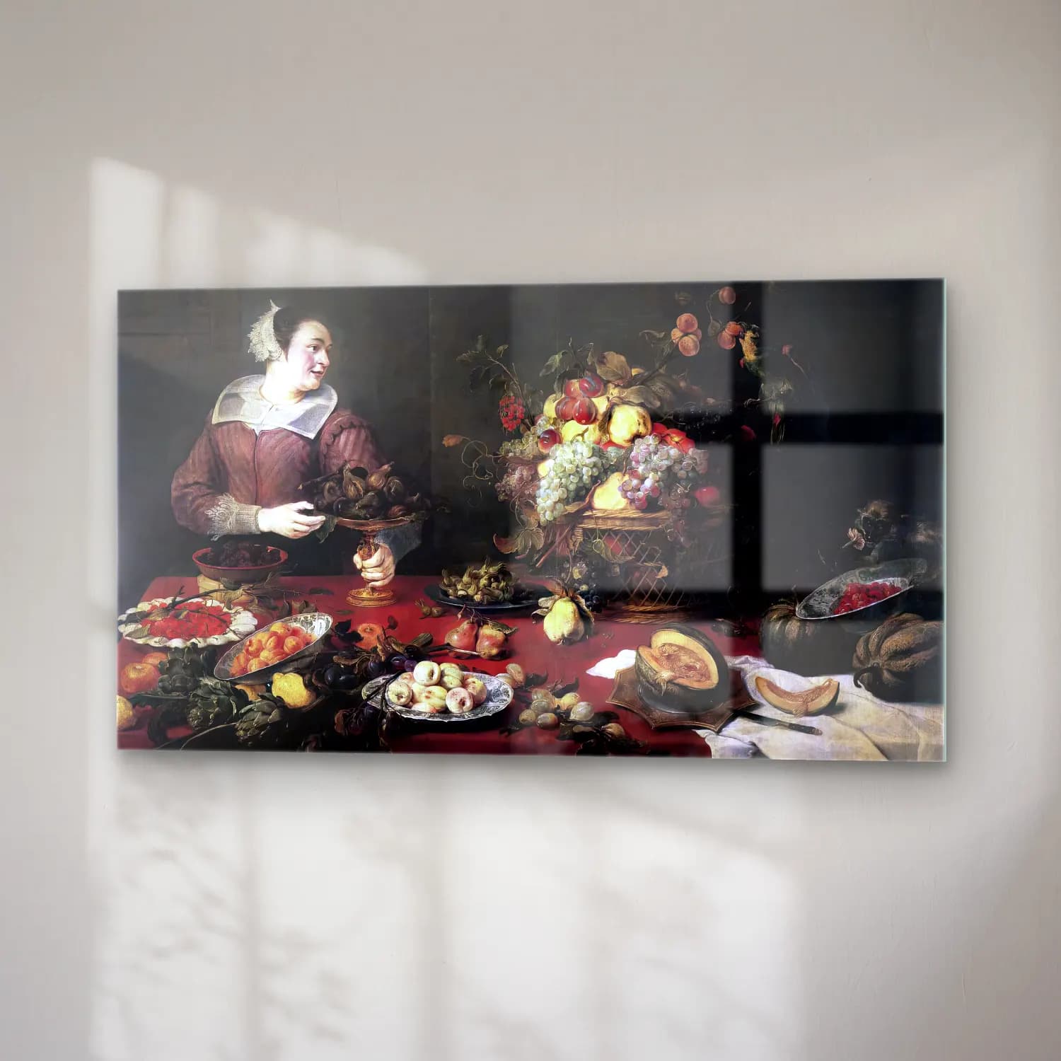 Frans Snyders – The Fruit Basket cam tablo — sağ açıdan görünüm