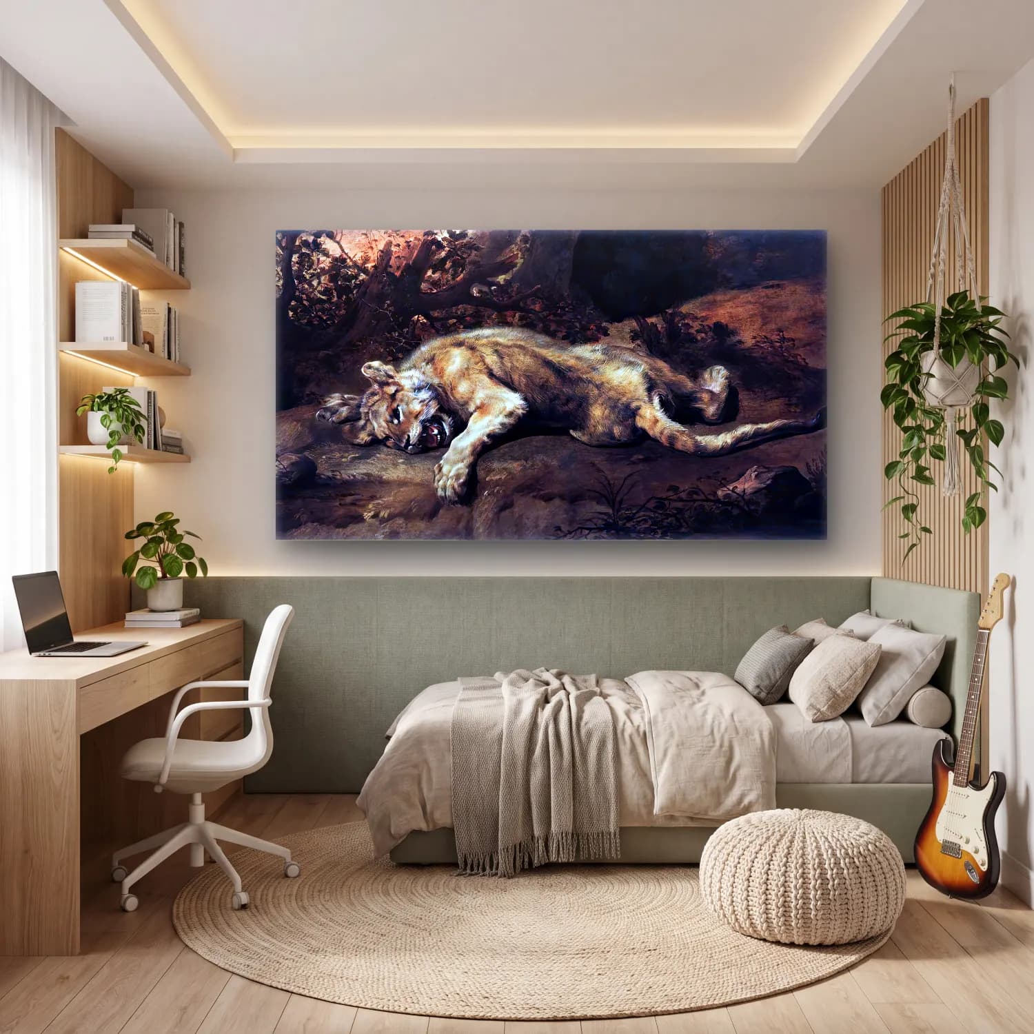 Frans Snyders – The Lioness cam tablo — genç odasında
