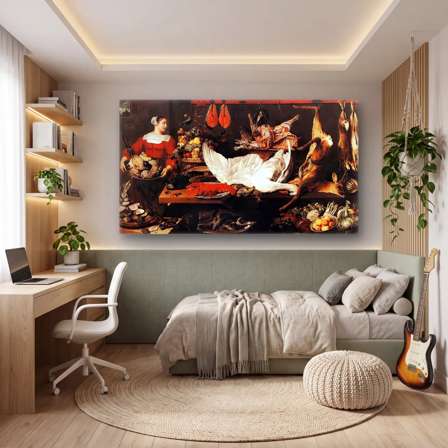 Frans Snyders – The Pantry cam tablo — genç odasında